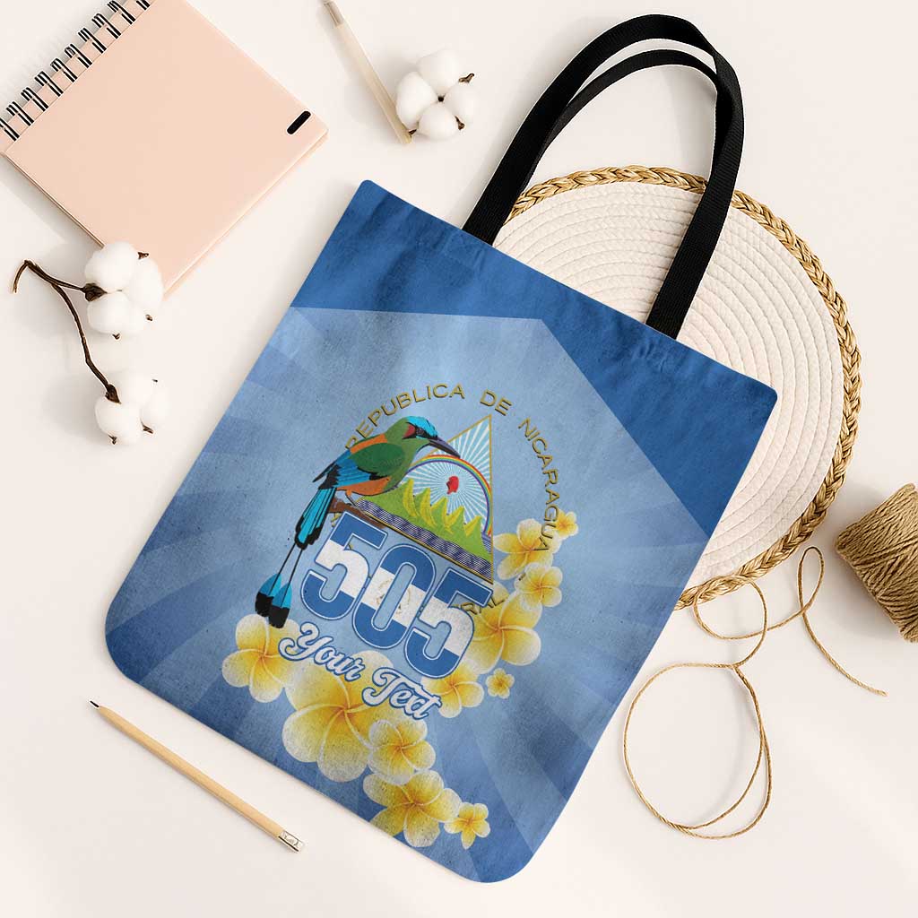 Personalized Nicaragua Independence Day Tote Bag 505 Proud Guardabarranco Sacuanjoche - Wonder Print Shop
