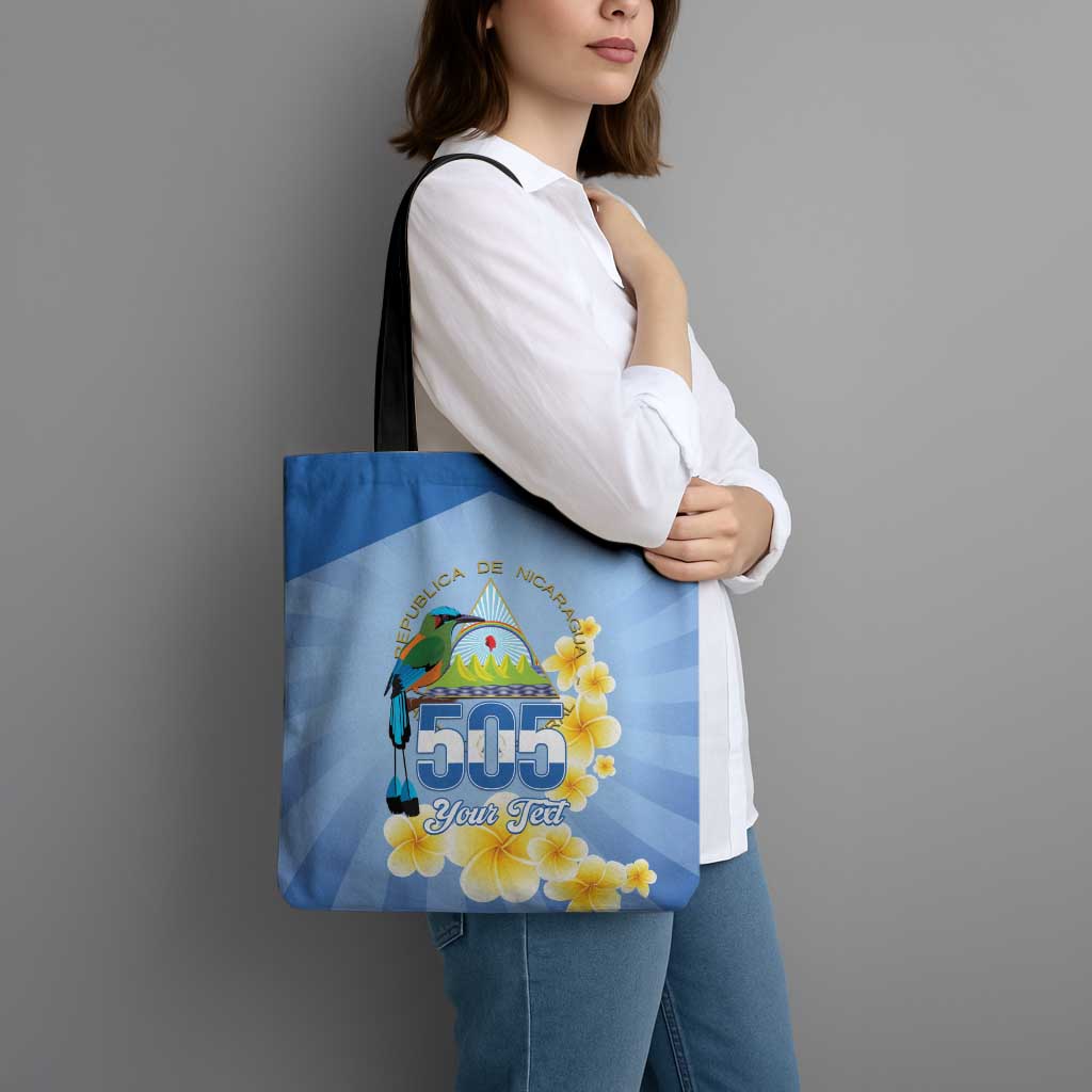 Personalized Nicaragua Independence Day Tote Bag 505 Proud Guardabarranco Sacuanjoche - Wonder Print Shop