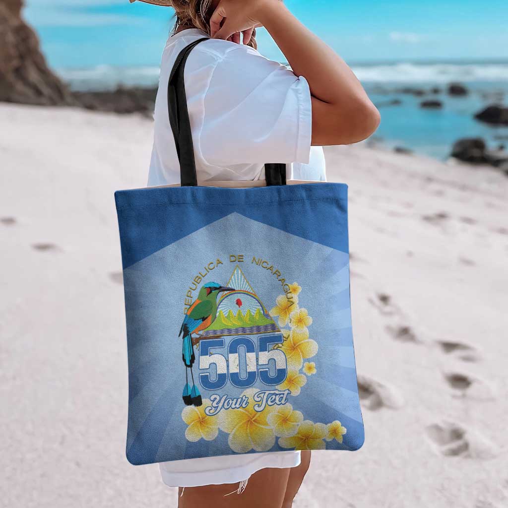 Personalized Nicaragua Independence Day Tote Bag 505 Proud Guardabarranco Sacuanjoche - Wonder Print Shop