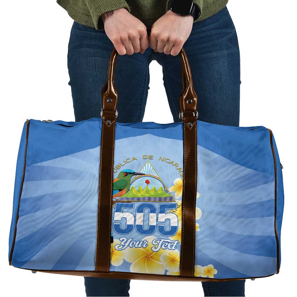 Personalized Nicaragua Independence Day Travel Bag 505 Proud Guardabarranco Sacuanjoche - Wonder Print Shop