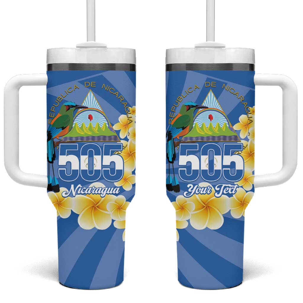 Personalized Nicaragua Independence Day Tumbler With Handle 505 Proud Guardabarranco Sacuanjoche - Wonder Print Shop