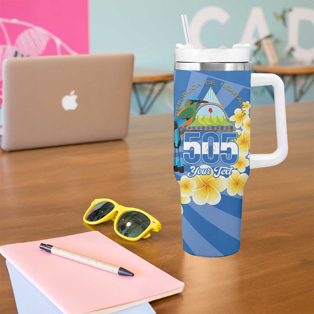 Personalized Nicaragua Independence Day Tumbler With Handle 505 Proud Guardabarranco Sacuanjoche - Wonder Print Shop