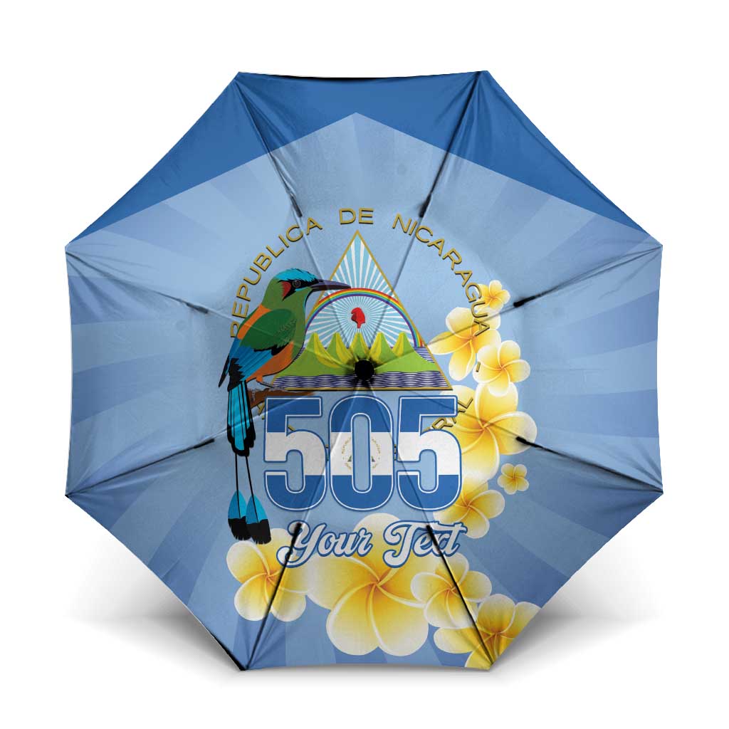 Personalized Nicaragua Independence Day Umbrella 505 Proud Guardabarranco Sacuanjoche - Wonder Print Shop