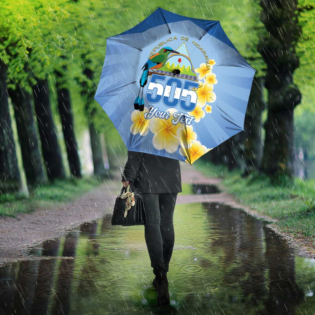 Personalized Nicaragua Independence Day Umbrella 505 Proud Guardabarranco Sacuanjoche - Wonder Print Shop