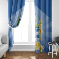 Personalized Nicaragua Independence Day Window Curtain 505 Proud Guardabarranco Sacuanjoche - Wonder Print Shop