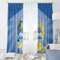 Personalized Nicaragua Independence Day Window Curtain 505 Proud Guardabarranco Sacuanjoche - Wonder Print Shop