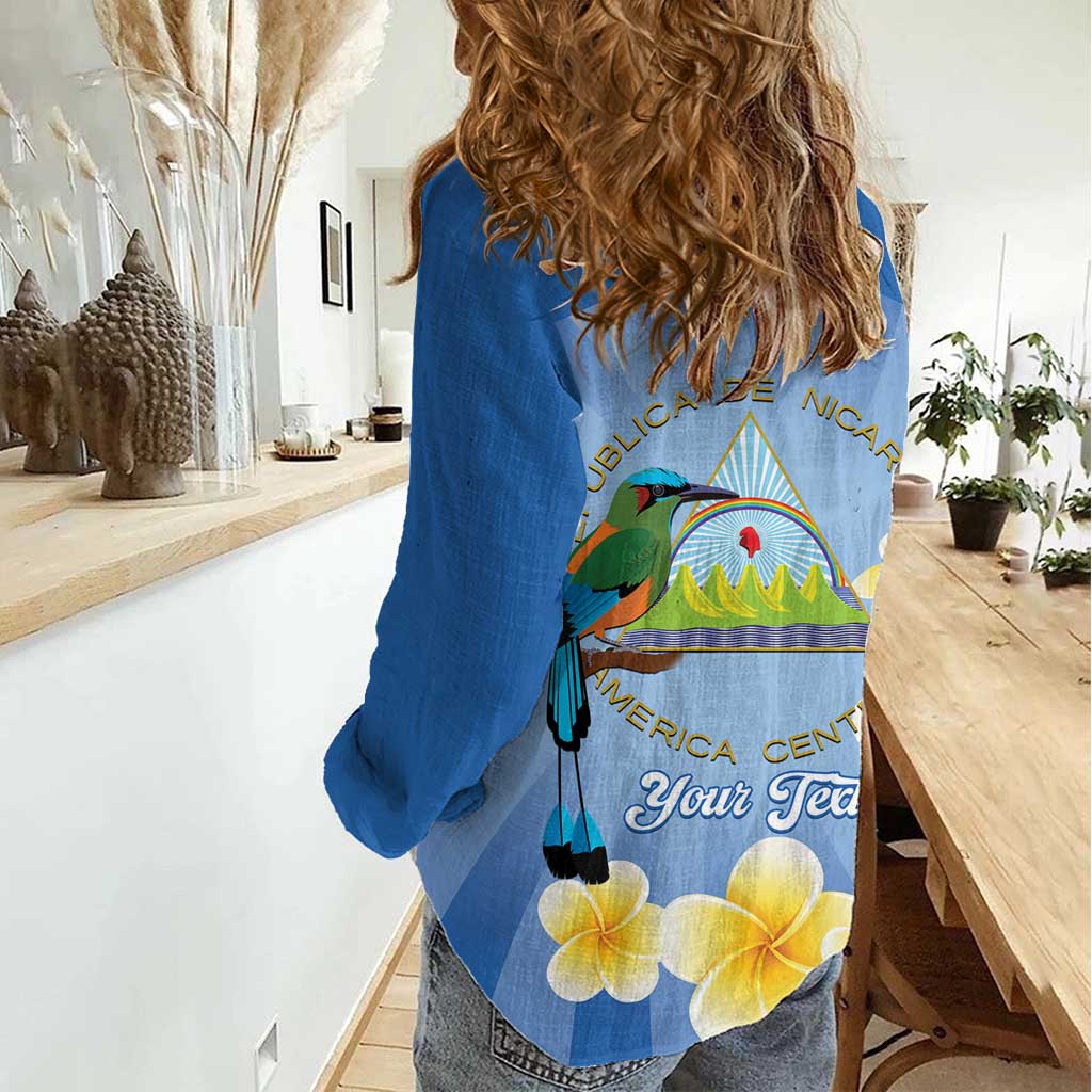 Personalized Nicaragua Independence Day Women Casual Shirt 505 Proud Guardabarranco Sacuanjoche - Wonder Print Shop