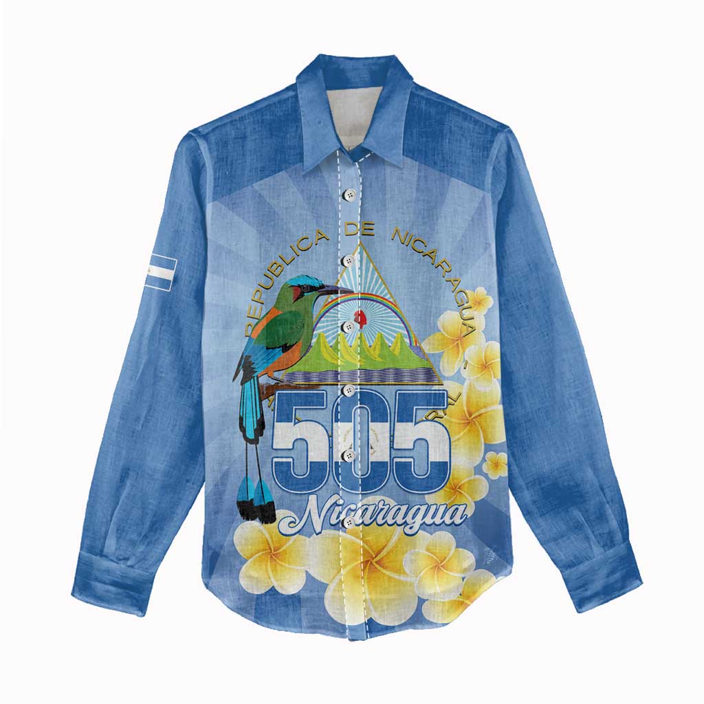 Personalized Nicaragua Independence Day Women Casual Shirt 505 Proud Guardabarranco Sacuanjoche - Wonder Print Shop