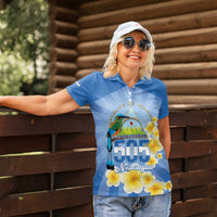 Personalized Nicaragua Independence Day Women Polo Shirt 505 Proud Guardabarranco Sacuanjoche - Wonder Print Shop