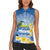 Personalized Nicaragua Independence Day Women Sleeveless Polo Shirt 505 Proud Guardabarranco Sacuanjoche - Wonder Print Shop