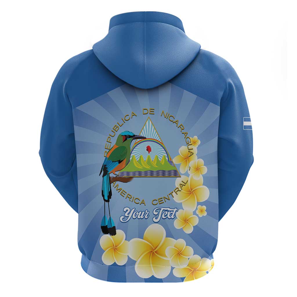Personalized Nicaragua Independence Day Zip Hoodie 505 Proud Guardabarranco Sacuanjoche - Wonder Print Shop