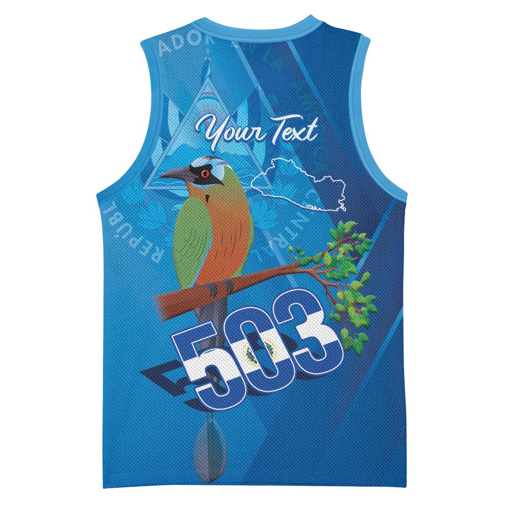 Personalized Que Viva El Salvador Basketball Jersey Guardabarranco 503 Independence Day Proud - Wonder Print Shop