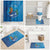 Personalized Que Viva El Salvador Bathroom Set Guardabarranco 503 Independence Day Proud - Wonder Print Shop