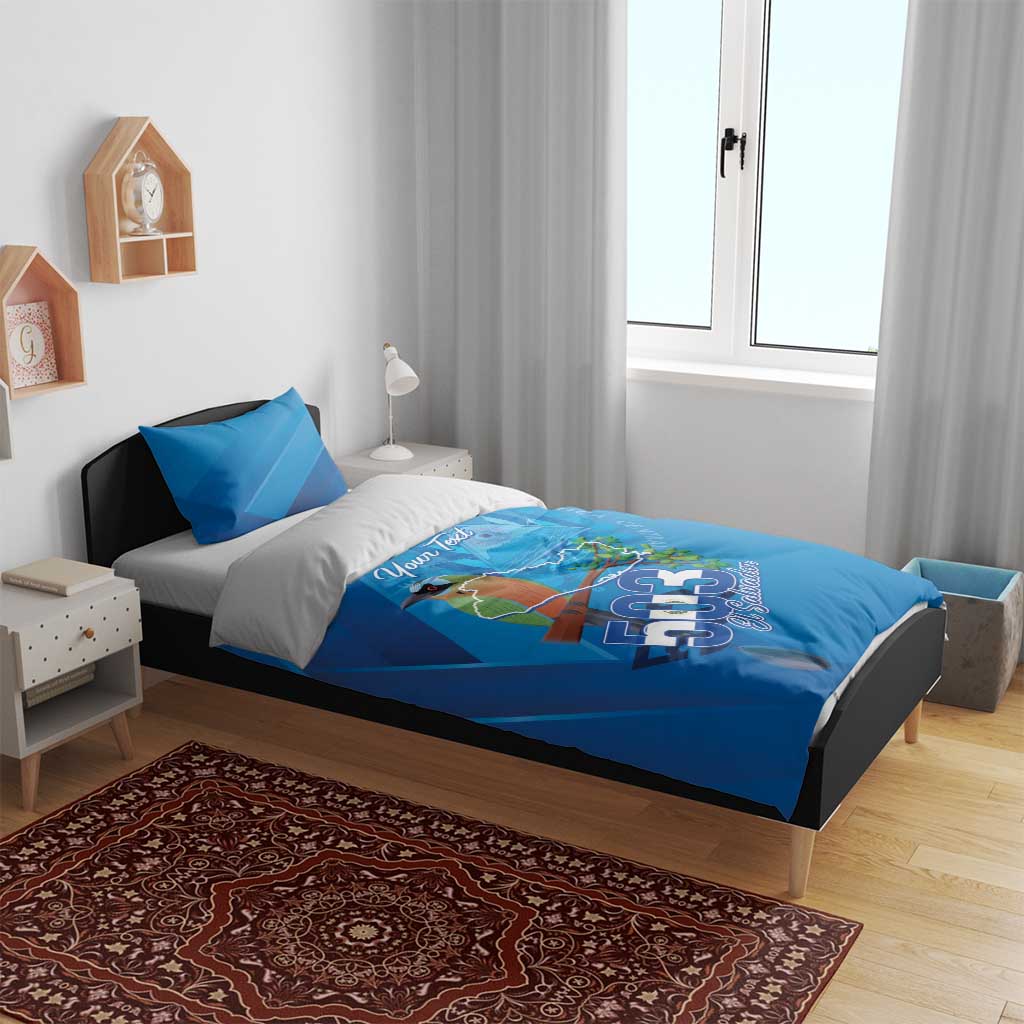 Personalized Que Viva El Salvador Bedding Set Guardabarranco 503 Independence Day Proud - Wonder Print Shop