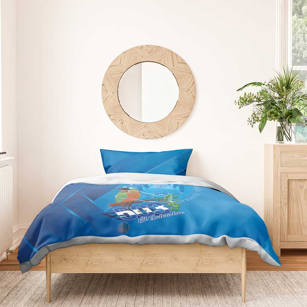 Personalized Que Viva El Salvador Bedding Set Guardabarranco 503 Independence Day Proud - Wonder Print Shop