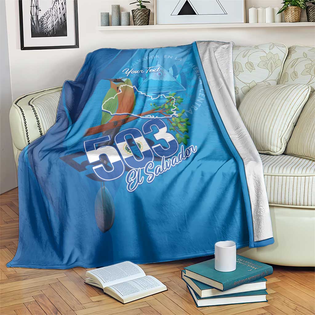 Personalized Que Viva El Salvador Blanket Guardabarranco 503 Independence Day Proud - Wonder Print Shop