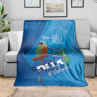 Personalized Que Viva El Salvador Blanket Guardabarranco 503 Independence Day Proud - Wonder Print Shop