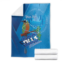 Personalized Que Viva El Salvador Blanket Guardabarranco 503 Independence Day Proud - Wonder Print Shop