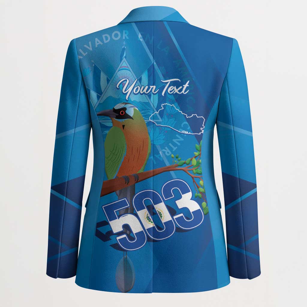 Personalized Que Viva El Salvador Blazer Guardabarranco 503 Independence Day Proud - Wonder Print Shop