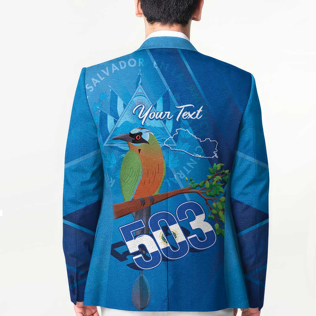 Personalized Que Viva El Salvador Blazer Guardabarranco 503 Independence Day Proud - Wonder Print Shop