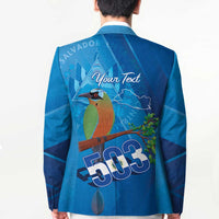 Personalized Que Viva El Salvador Blazer Guardabarranco 503 Independence Day Proud - Wonder Print Shop