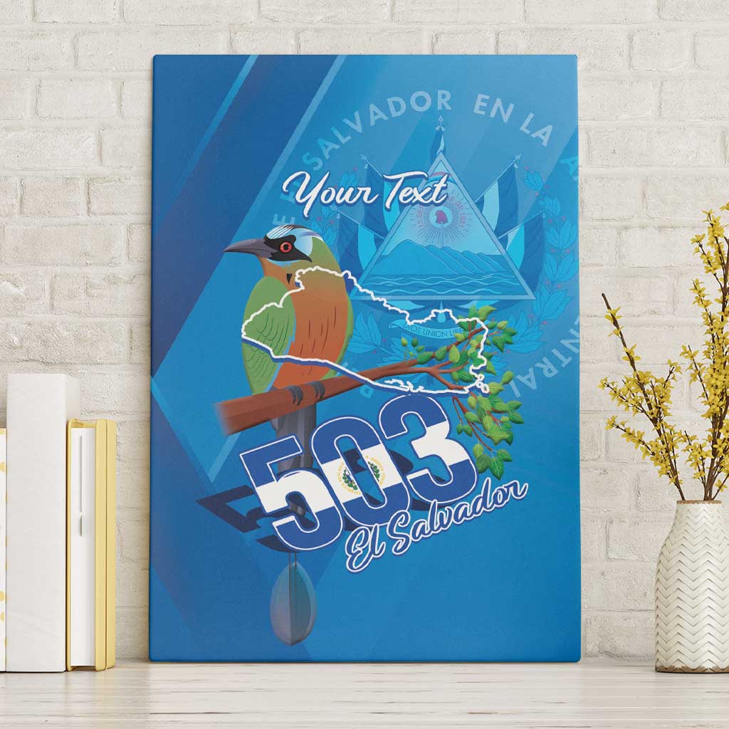 Personalized Que Viva El Salvador Canvas Wall Art Guardabarranco 503 Independence Day Proud - Wonder Print Shop