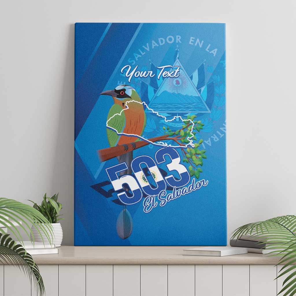 Personalized Que Viva El Salvador Canvas Wall Art Guardabarranco 503 Independence Day Proud - Wonder Print Shop