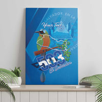 Personalized Que Viva El Salvador Canvas Wall Art Guardabarranco 503 Independence Day Proud - Wonder Print Shop