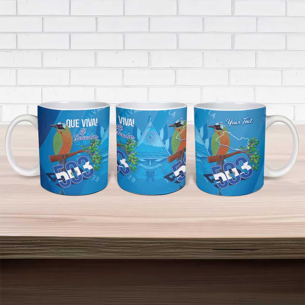 Personalized Que Viva El Salvador Ceramic Mug Guardabarranco 503 Independence Day Proud - Wonder Print Shop