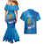 Personalized Que Viva El Salvador Couples Matching Mermaid Dress and Hawaiian Shirt Guardabarranco 503 Independence Day Proud - Wonder Print Shop