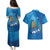 Personalized Que Viva El Salvador Couples Matching Puletasi and Hawaiian Shirt Guardabarranco 503 Independence Day Proud - Wonder Print Shop