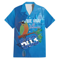 Personalized Que Viva El Salvador Family Matching Mermaid Dress and Hawaiian Shirt Guardabarranco 503 Independence Day Proud - Wonder Print Shop