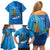 Personalized Que Viva El Salvador Family Matching Off Shoulder Short Dress and Hawaiian Shirt Guardabarranco 503 Independence Day Proud - Wonder Print Shop