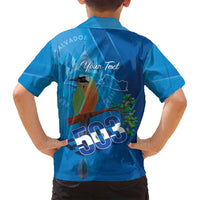 Personalized Que Viva El Salvador Family Matching Tank Maxi Dress and Hawaiian Shirt Guardabarranco 503 Independence Day Proud - Wonder Print Shop