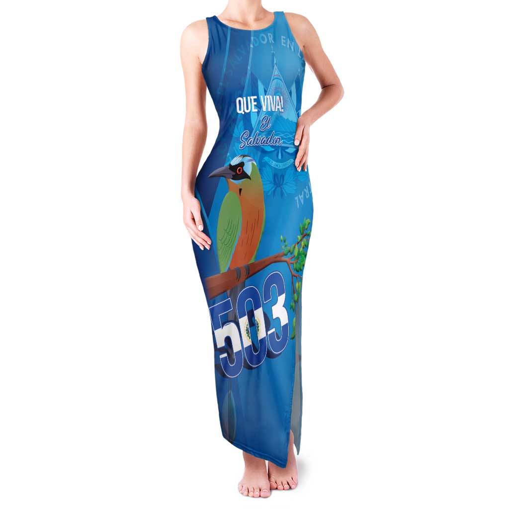 Personalized Que Viva El Salvador Family Matching Tank Maxi Dress and Hawaiian Shirt Guardabarranco 503 Independence Day Proud - Wonder Print Shop