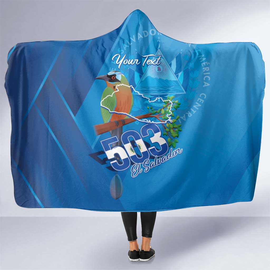 Personalized Que Viva El Salvador Hooded Blanket Guardabarranco 503 Independence Day Proud - Wonder Print Shop