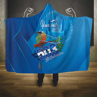 Personalized Que Viva El Salvador Hooded Blanket Guardabarranco 503 Independence Day Proud - Wonder Print Shop