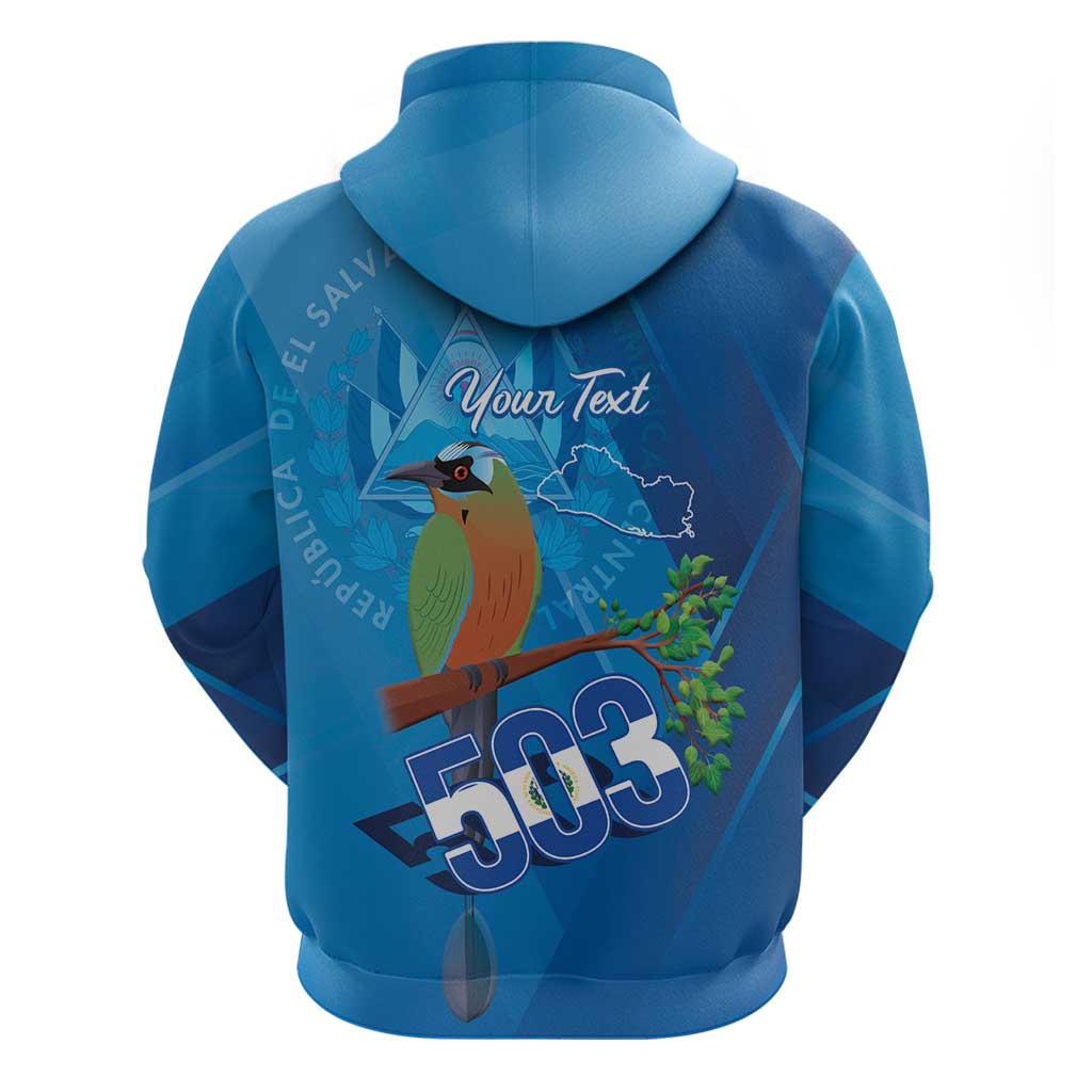 Personalized Que Viva El Salvador Hoodie Guardabarranco 503 Independence Day Proud - Wonder Print Shop