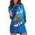 Personalized Que Viva El Salvador Hoodie Dress Guardabarranco 503 Independence Day Proud - Wonder Print Shop