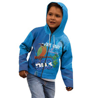 Personalized Que Viva El Salvador Kid Hoodie Guardabarranco 503 Independence Day Proud - Wonder Print Shop