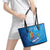 Personalized Que Viva El Salvador Leather Tote Bag Guardabarranco 503 Independence Day Proud - Wonder Print Shop