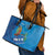 Personalized Que Viva El Salvador Leather Tote Bag Guardabarranco 503 Independence Day Proud - Wonder Print Shop