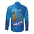 Personalized Que Viva El Salvador Long Sleeve Button Shirt Guardabarranco 503 Independence Day Proud - Wonder Print Shop