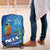 Personalized Que Viva El Salvador Luggage Cover Guardabarranco 503 Independence Day Proud - Wonder Print Shop