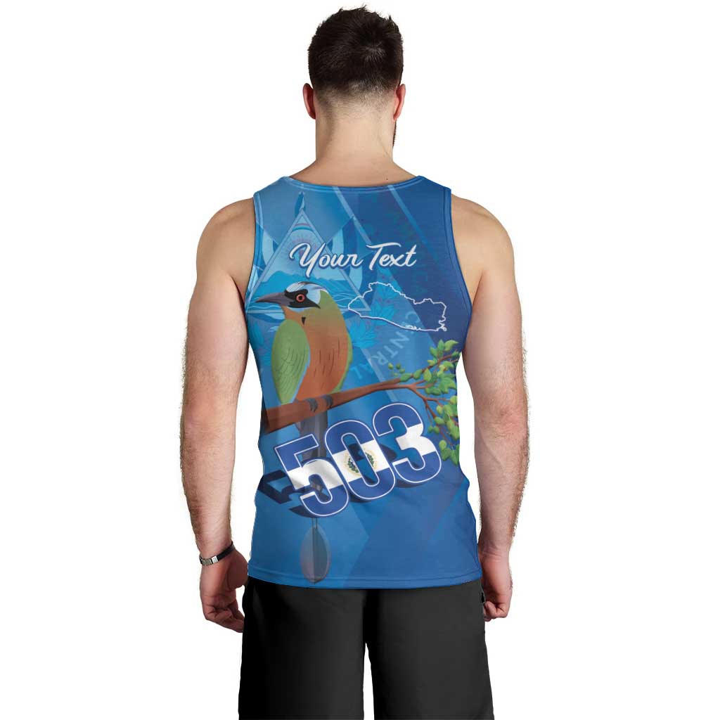 Personalized Que Viva El Salvador Men Tank Top Guardabarranco 503 Independence Day Proud - Wonder Print Shop