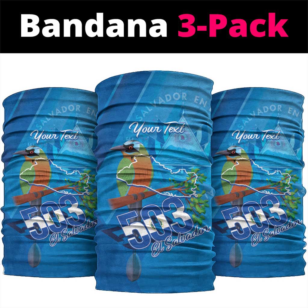 Personalized Que Viva El Salvador Neck Gaiter Guardabarranco 503 Independence Day Proud - Wonder Print Shop