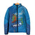 Personalized Que Viva El Salvador Padded Jacket Guardabarranco 503 Independence Day Proud - Wonder Print Shop