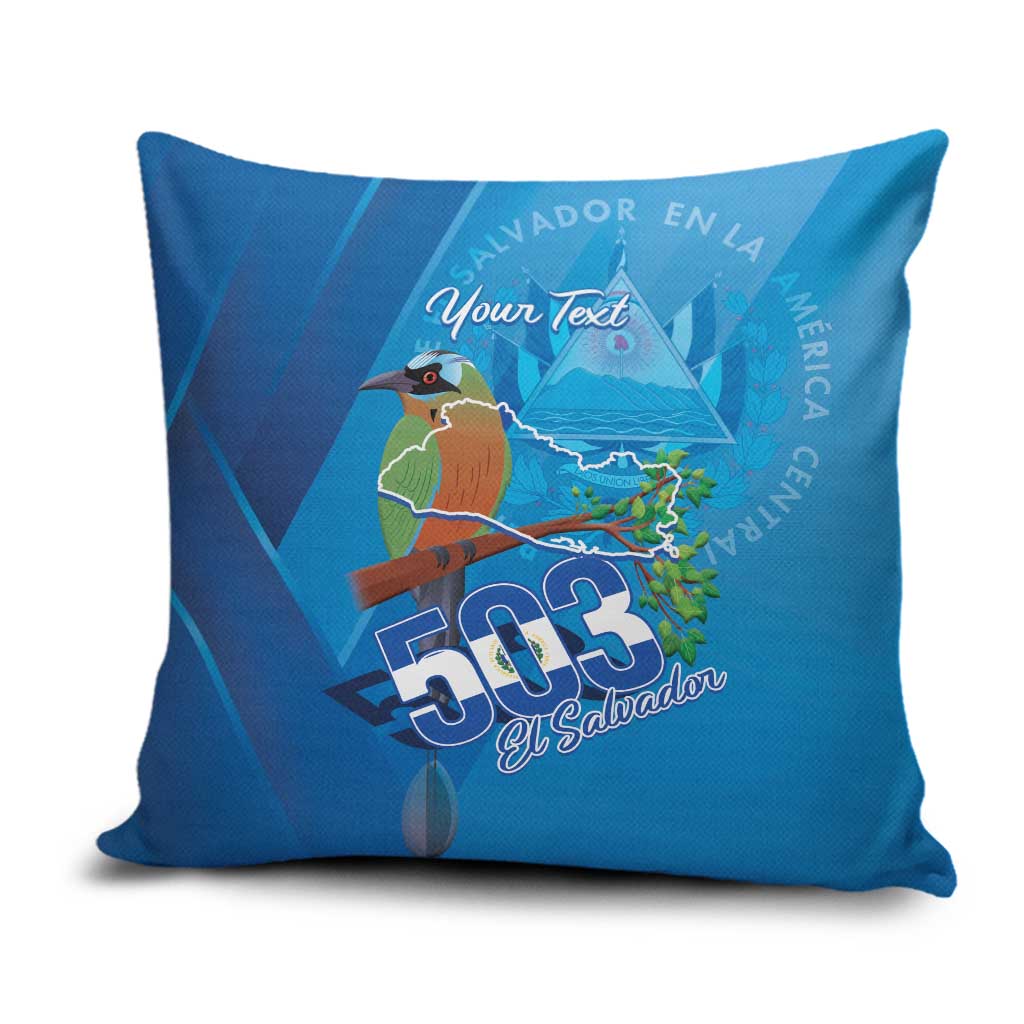 Personalized Que Viva El Salvador Pillow Cover Guardabarranco 503 Independence Day Proud - Wonder Print Shop