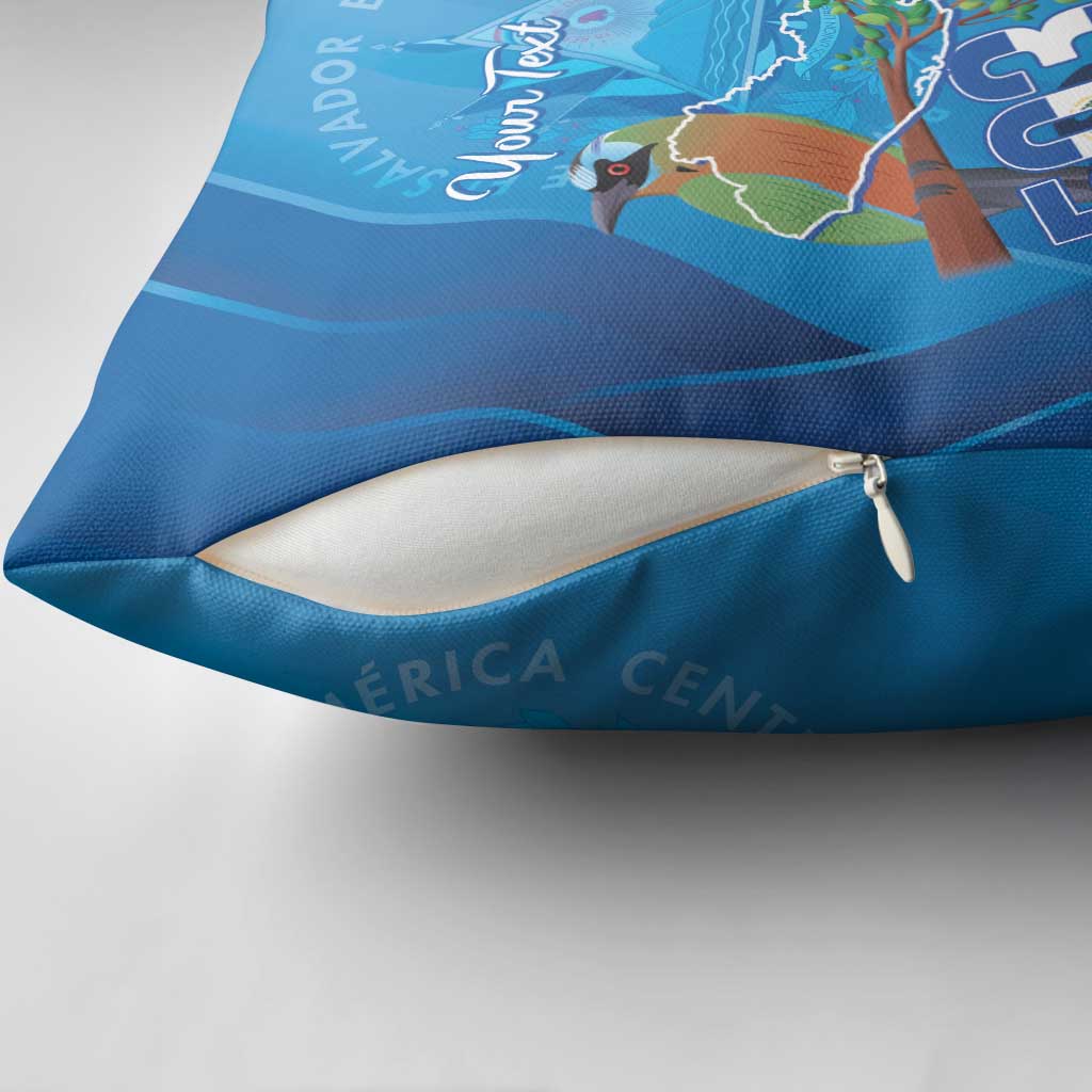 Personalized Que Viva El Salvador Pillow Cover Guardabarranco 503 Independence Day Proud - Wonder Print Shop