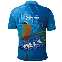 Personalized Que Viva El Salvador Polo Shirt Guardabarranco 503 Independence Day Proud - Wonder Print Shop